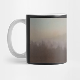 Into The Mist Nature Art Mountain Landscape Mug